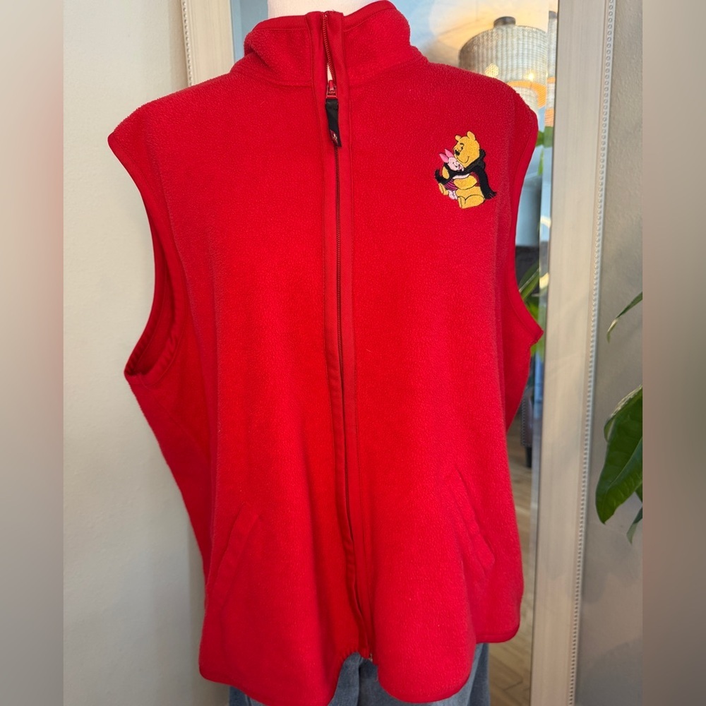 Winnie-the-Pooh Disney Red Fleece Vest